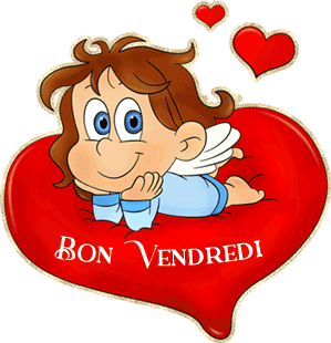 Gif animé Bon vendredi ange